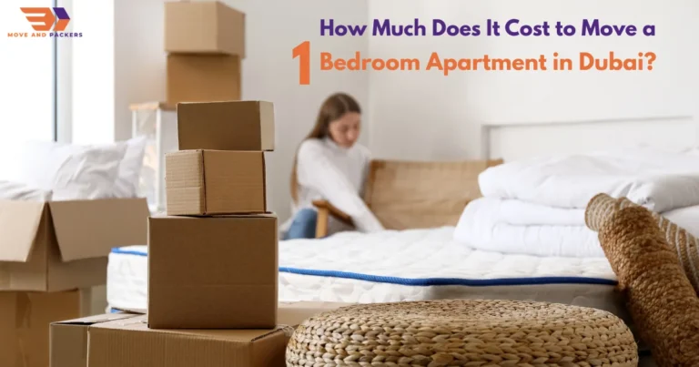 1 Bedroom Apartment Moving Cost in Dubai